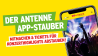 Aktionsgrafik Antenne App-Stauber