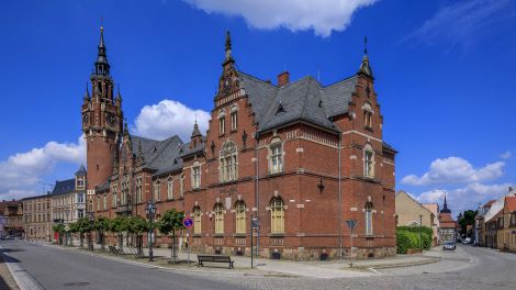 Rathaus Dahme/Mark, Foto: Weisflog/Imago