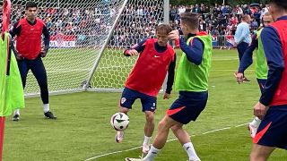 Superstar Luka Modrić trainiert mit seiner Mannschaft in Neuruppin, Bild: Antenne Brandenburg/J. Pissowitzki